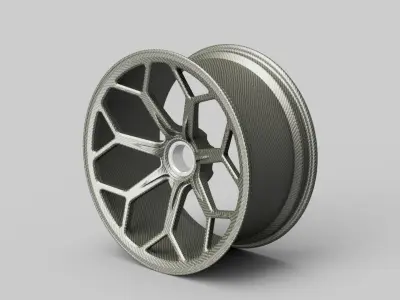 Aventador SVJ Vossen VPS 303  3D print model