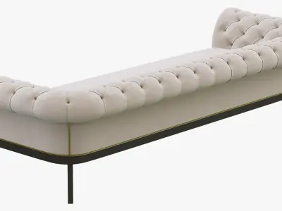 Restoration Hardware Islington Chesterfield Upholstered Sofa 3D model
