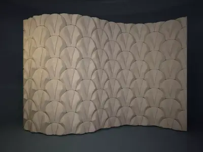 06 VIGELAND WALL PATTERN Low-poly 3D model