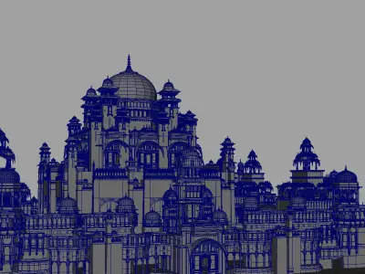 fort 3d model castle 3D model