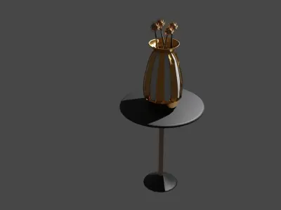 LOW POLY  COOL VASE ENJOY  Free low-poly 3D model
