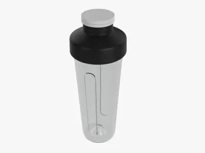 Blender bottle 3D model