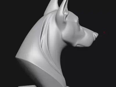 Doberman Pinscher 3D print model