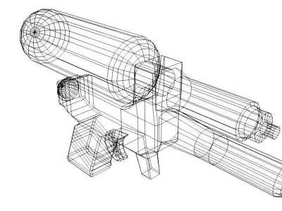 Toys - Watergun 3D model