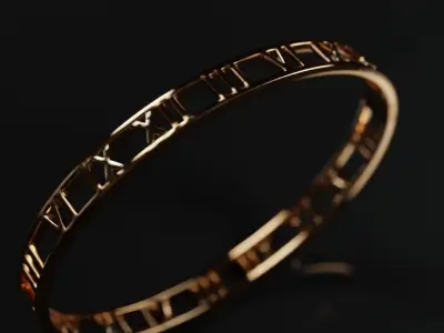 Roman bracelet 3D print model