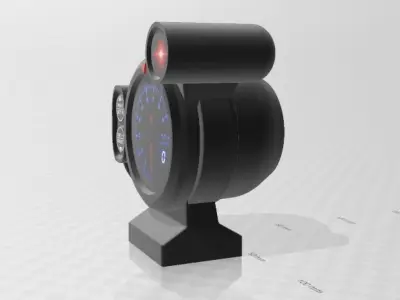 TACHOMETER 1-10 SCALE 3D print model