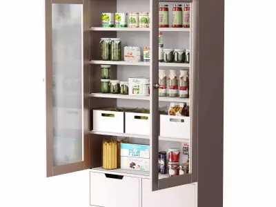 kitchen accessories shelf 3D model