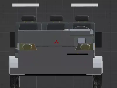 Mitsubishi L300 Inner and Outer Half 3d drawing 3D model