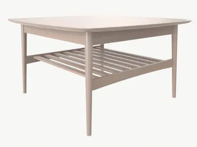 Coffee table Woodstock square 3D model