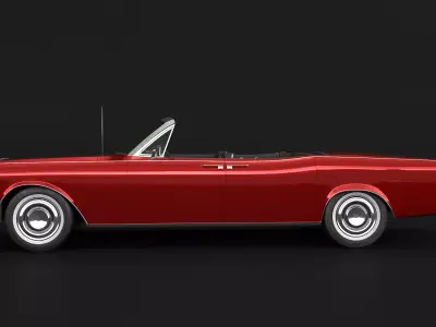 Lincoln Continental Convertible 1966 3D model