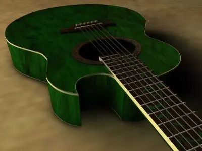 Ibanez EP7 Steve Vai Guitar 3D model