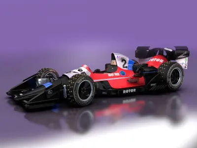 Rotor Racer Soot Free Team 3D model