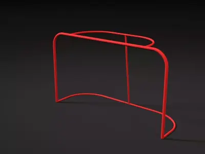 Hockey gates 3D model