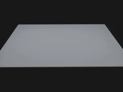 Carpet rectangle Low-poly 3D model