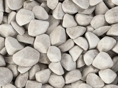 Gravel Low decorative n4 3D model