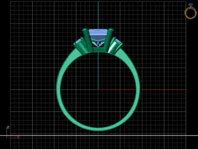 Women Ring 3DM Womens Ring 3d models 3D print model 3D print model purchase