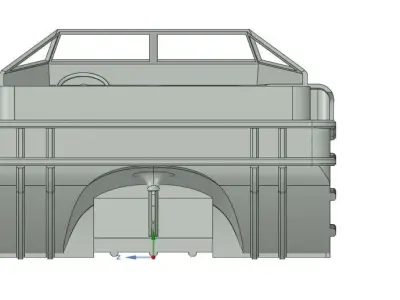 Alternative  WPL B36 chassis 3D print model DUKW  3D print model