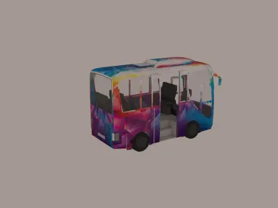 Mini Bus 2019 3D model