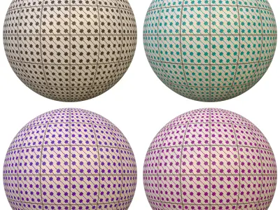 tile patterned 145-seamless-4k-pbr  3D model