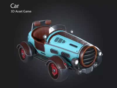Car V1 Low-poly 3D model