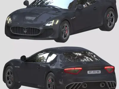 maserati granturismo 3D model