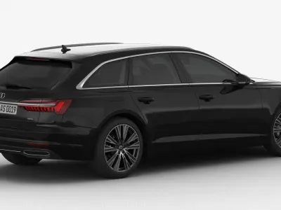 Audi A6 Avant 2019 Detailed Interior 3D model