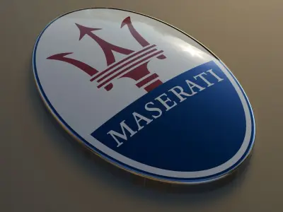 MASERATI Logo 3D model