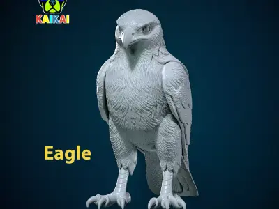 Eagle statue - Bird decor - 3D print 3D print model