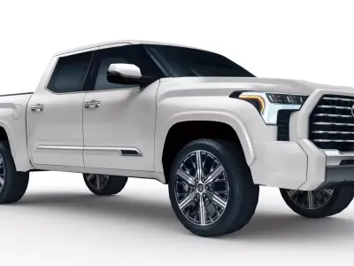 Toyota Tundra Capstone 2022 Low-poly 3D model