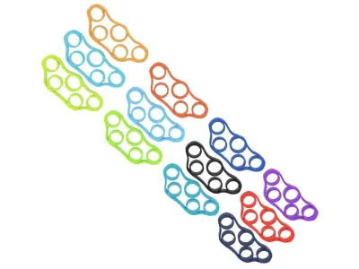 Rubber Finger Grippers Set 3D model