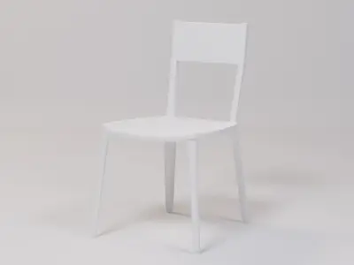 Cafe Chair 47x53x80 Low-poly 3D model
