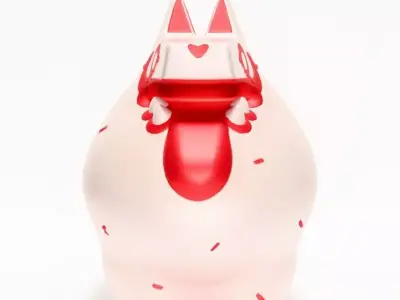 Minimalist Dog toy 3D print model