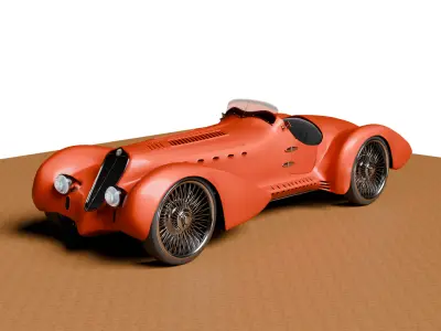 clasic ferrari 3D model