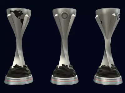 Concacaf Nations League Trophy 3D model