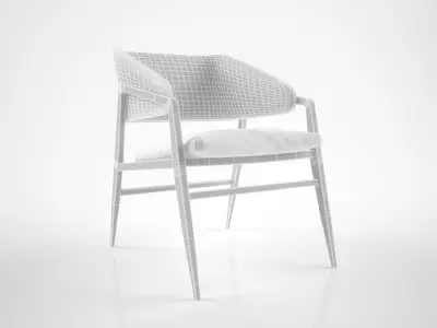 Gio Ponti Lounge chair 3D model