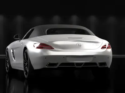 Mercedes Benz sls roadster AMG 3D model