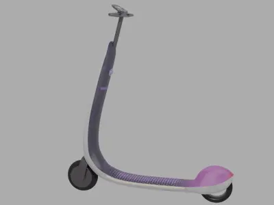 NEBULA Scooter V2 Low-poly 3D model
