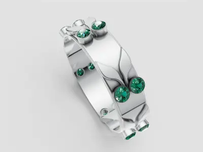 GOLD DIAMOUND BARCESLET 3D print model