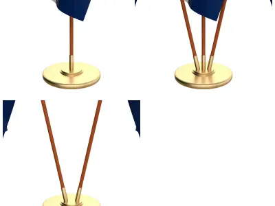 Colorado Flag Pack 3D model