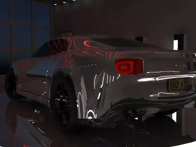 3d car model futuristic 3D model