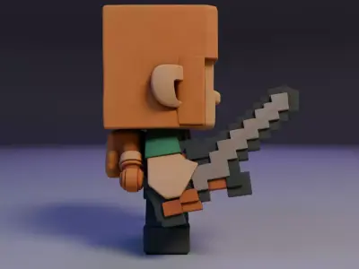 Alex mine 3D print model