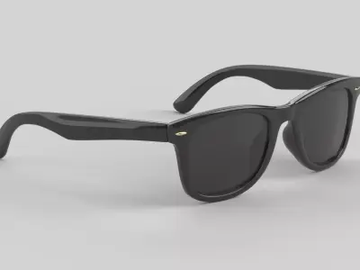 Wilder Eyewear Glasses Low-poly 3D model