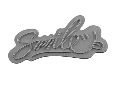 Smile Neon Sign 3D model purchase