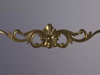 Decorative element for the interior PBR low Poly Low-poly 3D model