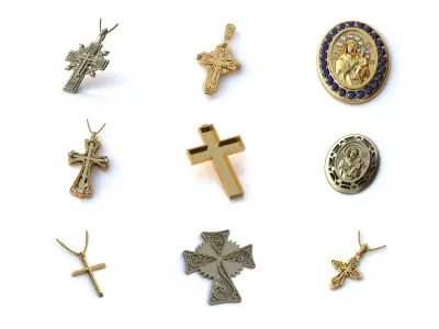 RELIGIOUS PENDANT IN 3DM 3D print model