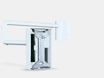 NYMANE Wall lamp with swing arm Low-poly 3D model