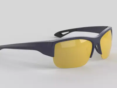Arcata Eyewear Glasses Low-poly 3D model