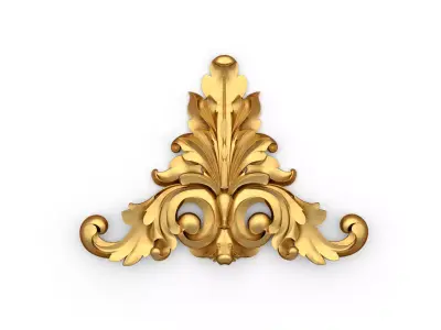 carved classic decorative ornament cnc 3d printing stl 19 3D print model