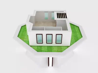 F16 House Maquette Architecture 3D model