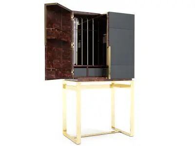 Luxxu Lloyd Bar Cabinet 3d 3D model